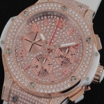 위블로 (HB 7955)Big Bang RGFull Diam Rose Diam DialSWISS 7750 A/T